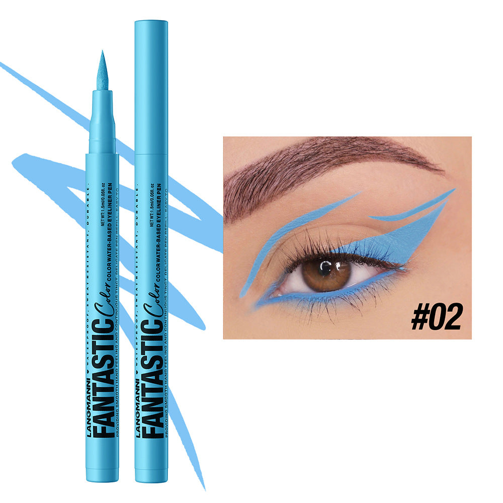 Liquid Twelve Colors Eyeliner Single Matte Anti-smudge Eyeliner