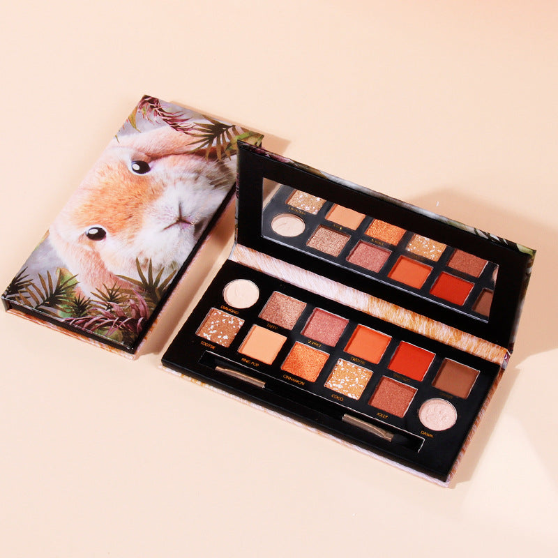 New noble pet twelve-color animal eyeshadow