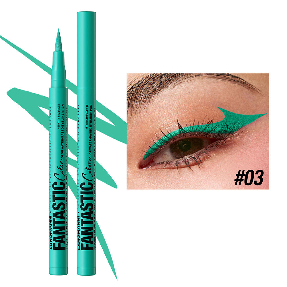 Liquid Twelve Colors Eyeliner Single Matte Anti-smudge Eyeliner