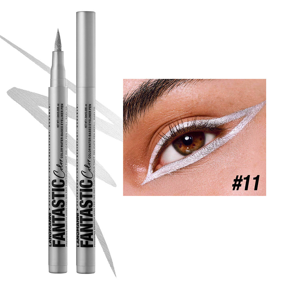 Liquid Twelve Colors Eyeliner Single Matte Anti-smudge Eyeliner