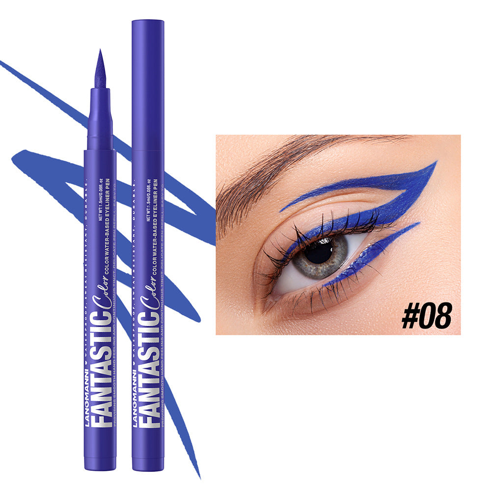 Liquid Twelve Colors Eyeliner Single Matte Anti-smudge Eyeliner