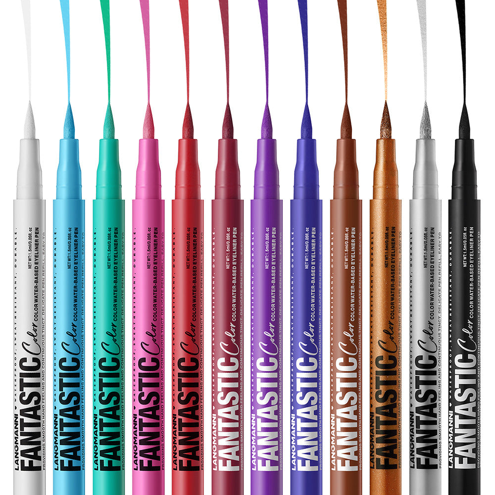 Liquid Twelve Colors Eyeliner Single Matte Anti-smudge Eyeliner