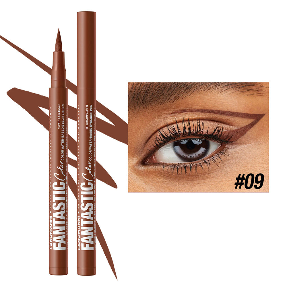 Liquid Twelve Colors Eyeliner Single Matte Anti-smudge Eyeliner