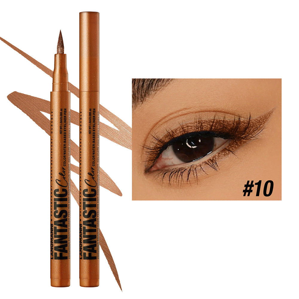 Liquid Twelve Colors Eyeliner Single Matte Anti-smudge Eyeliner