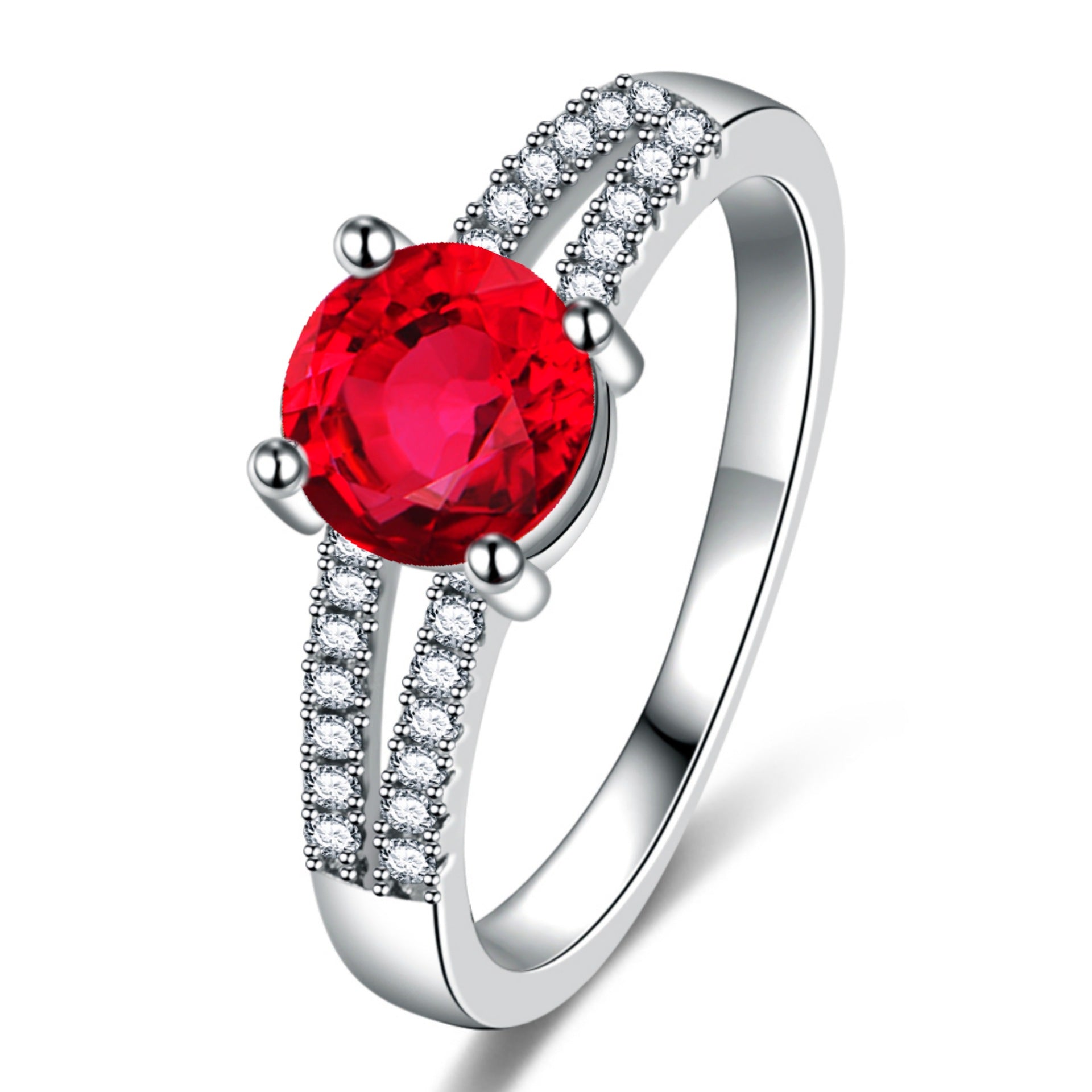 Women's Ring European And American Style Micro-Pave Cubic Zirconia