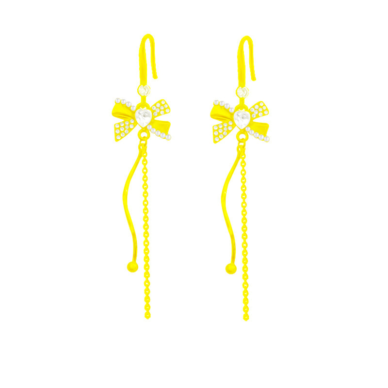 Female Casual Versatile Temperament Tassel Earrings