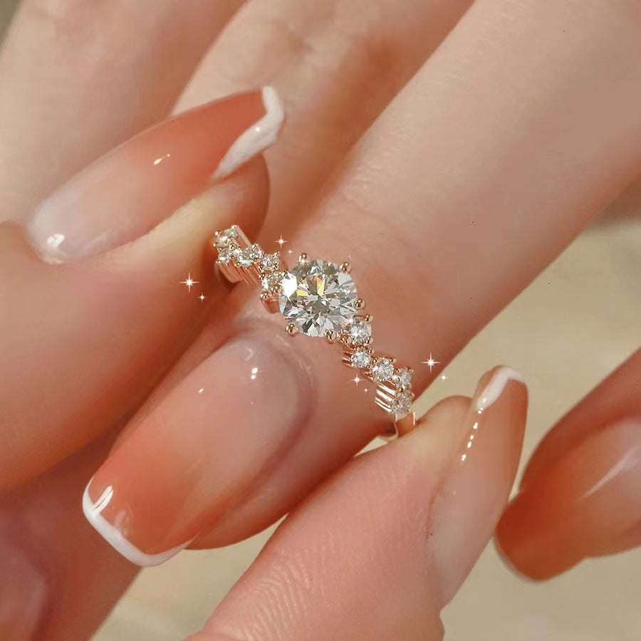 Ins Special-interest Design Light Luxury Exquisite Ring